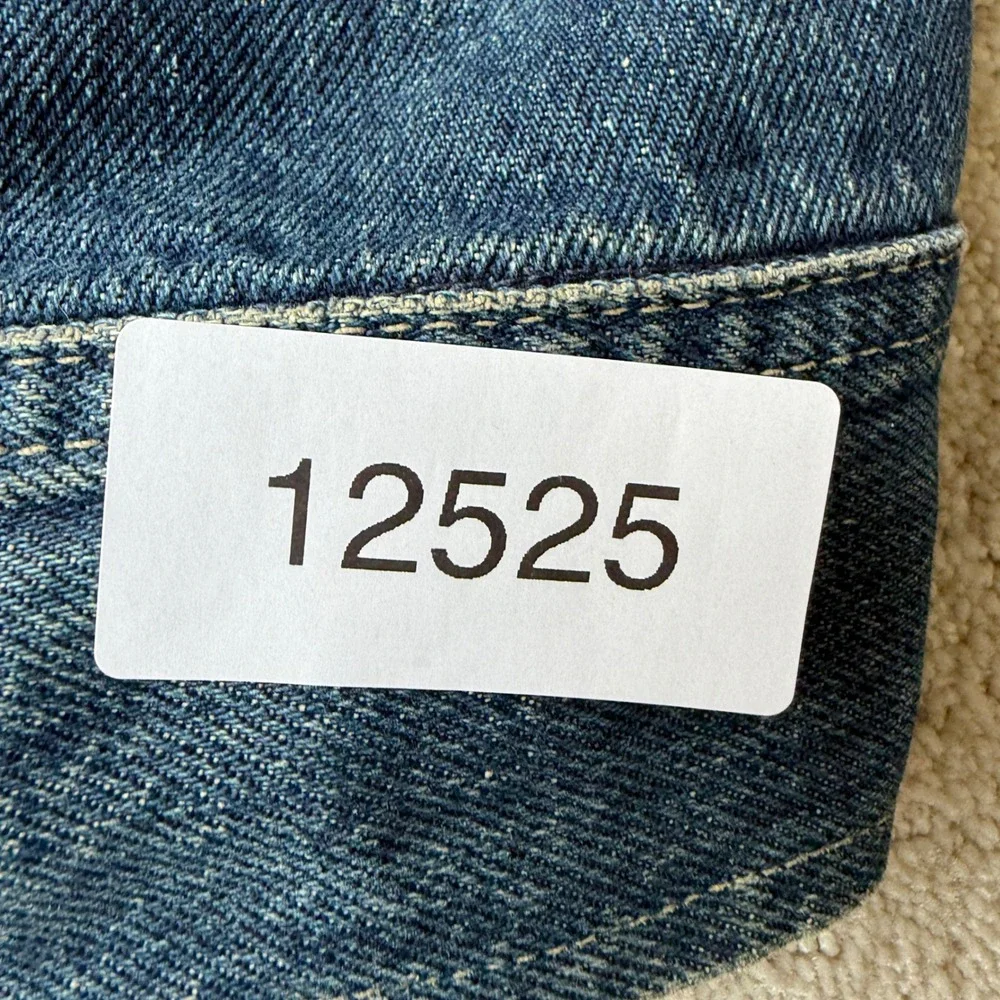 RRL Double RL Denim Trucker Jacket Mens Small Indigo Vintage 90s Levi's Style